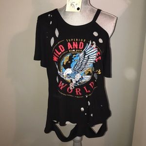 Love J Distressed Rock T-Shirt